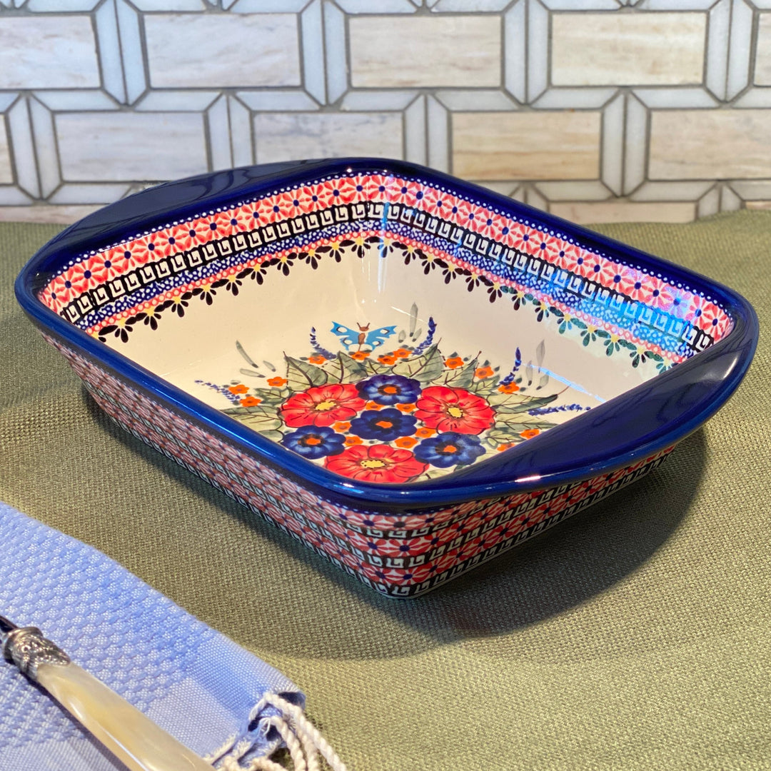 BUTTERFLY MERRY MAKING 13" Rectangular Baker, Signature Edition